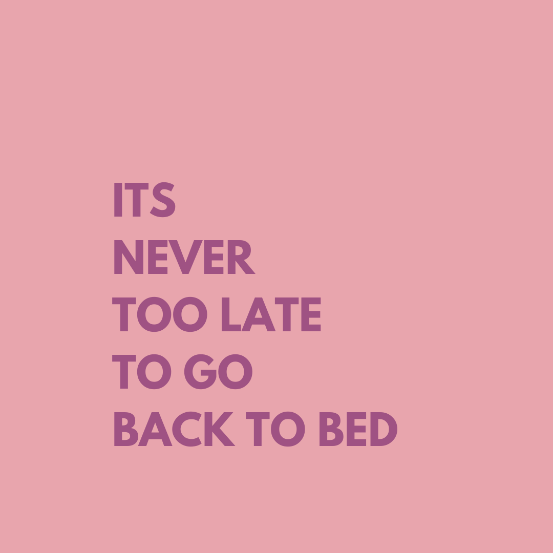 Its never too late